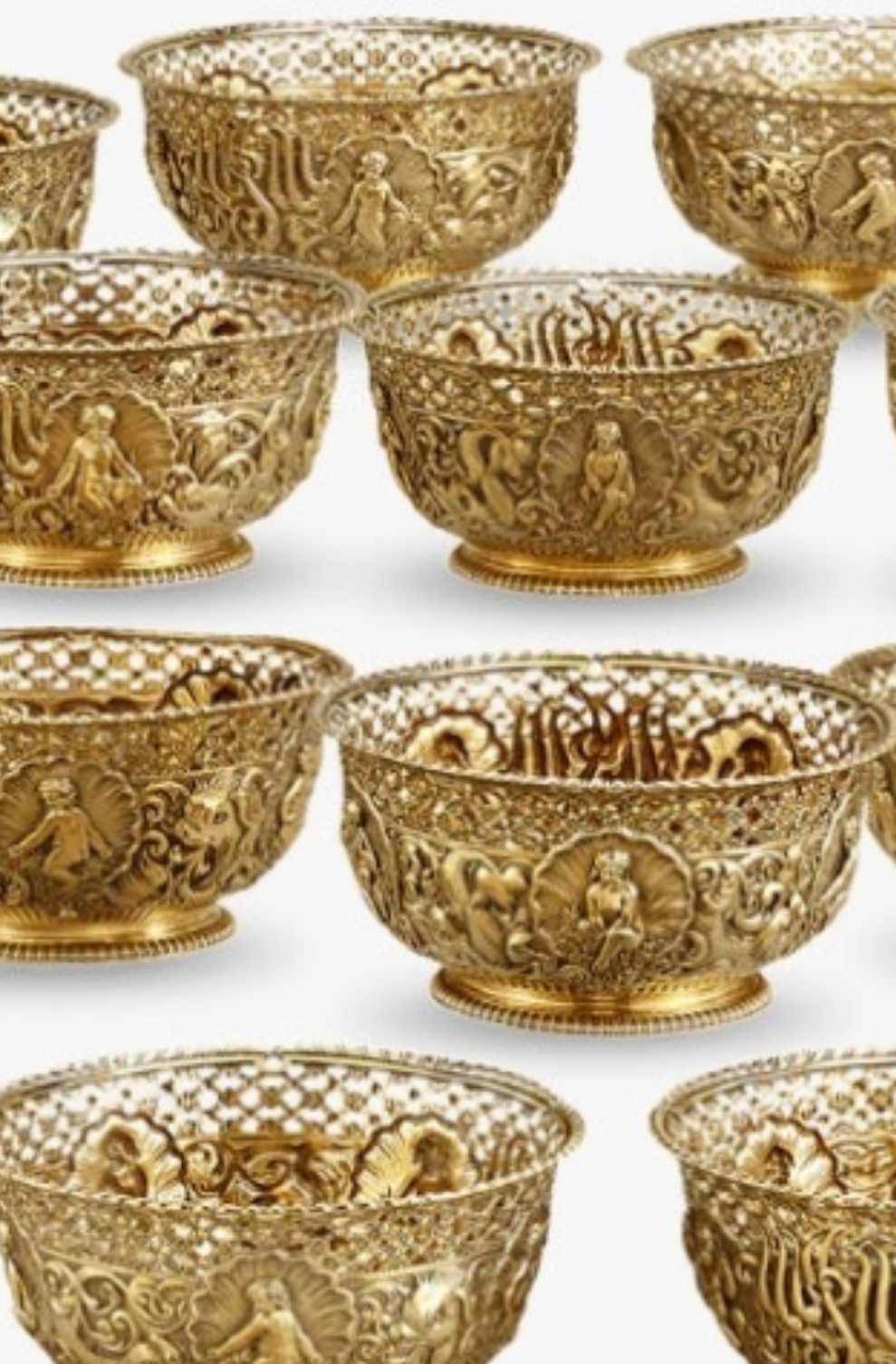 Tiffany & Co. Silver-Gilt Finger Bowls