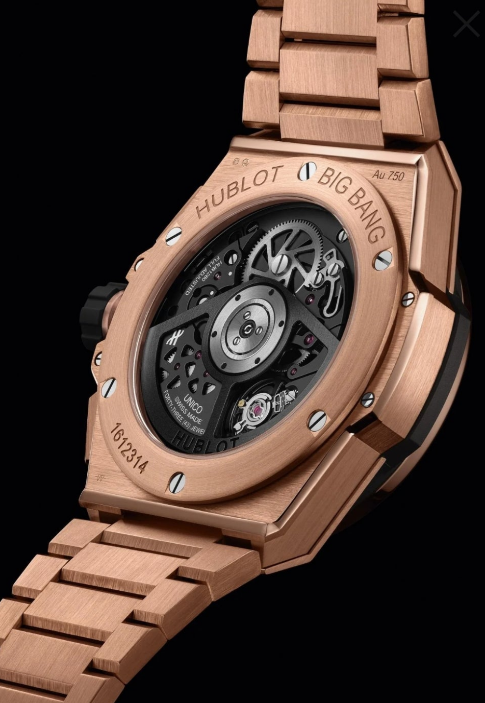 Hublot Big Bang Chronograph 18K King Gold & Colored Gemstones Man's Watch, 451.OX.1180.OX.3999