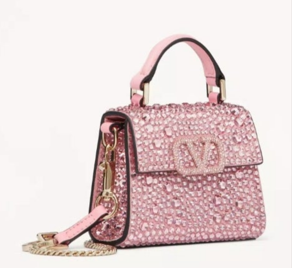 Devotion Metallic Leather Top Handle Bag