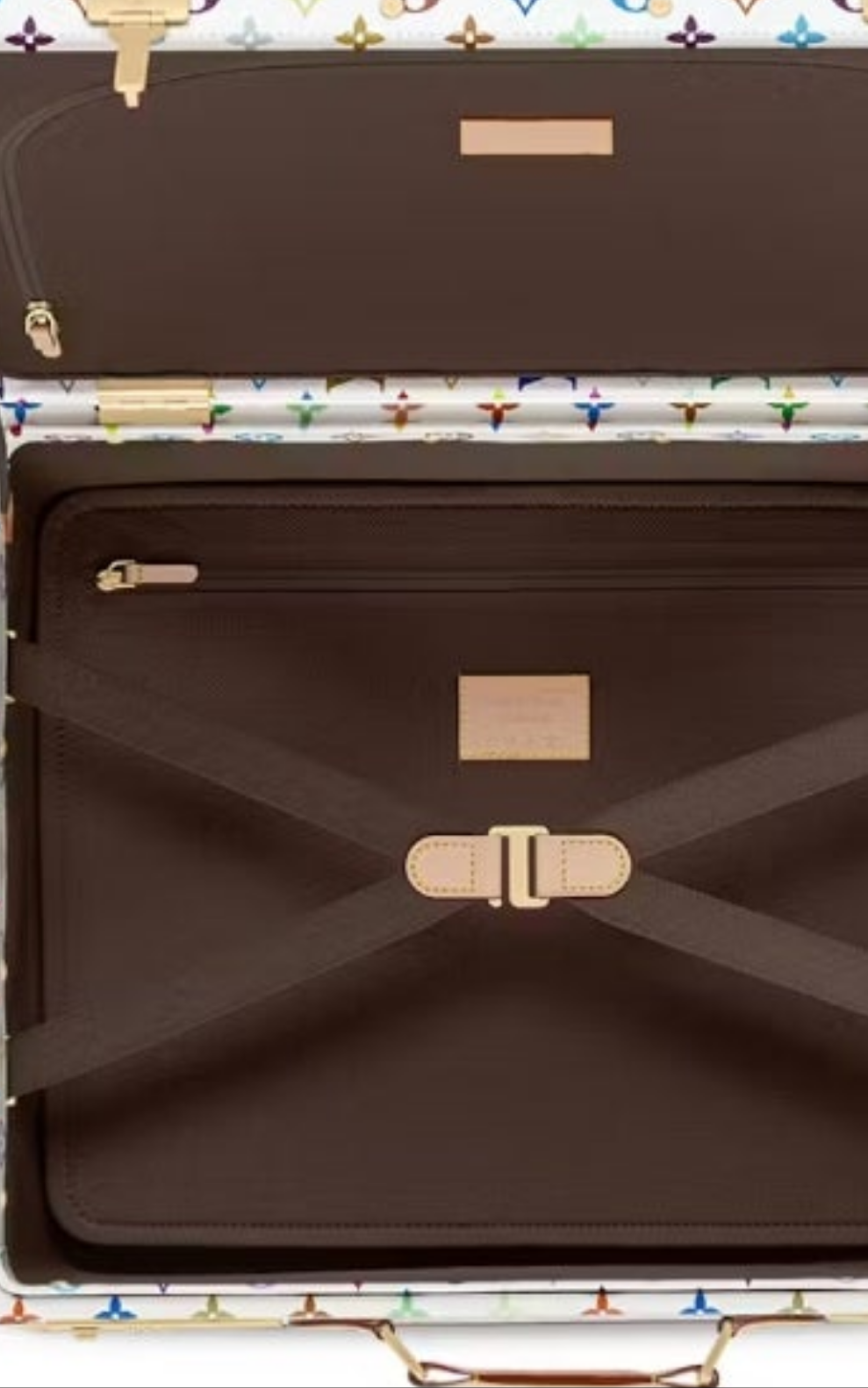 Louis Vuitton x Takashi Murakami Rolling Trunk
White Multicolored