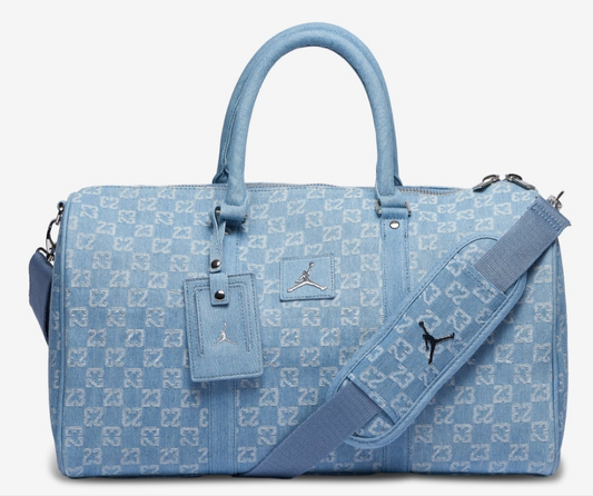 Michael Jordan Monogram Duffel Bag Blue