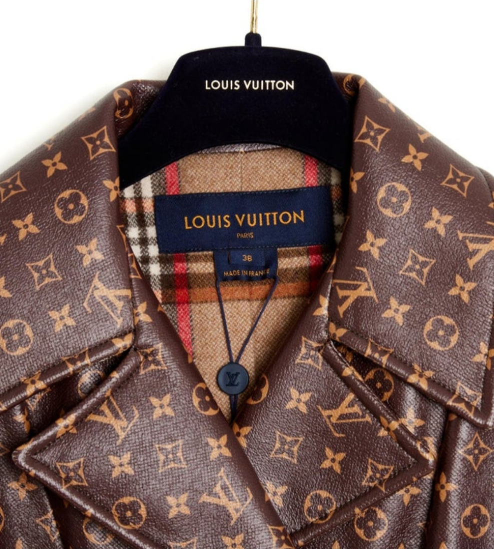 Hot Louis Vuitton 2020 Manteau FR38 LV Silk Monogram Trench Coat UK10 US8 NWT