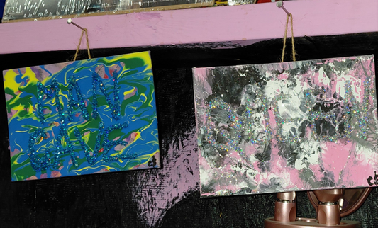 COCOMONEY ART 1 OF 1 CUSTOM PIECE BY COCOMONEY painting on canvas acrylic