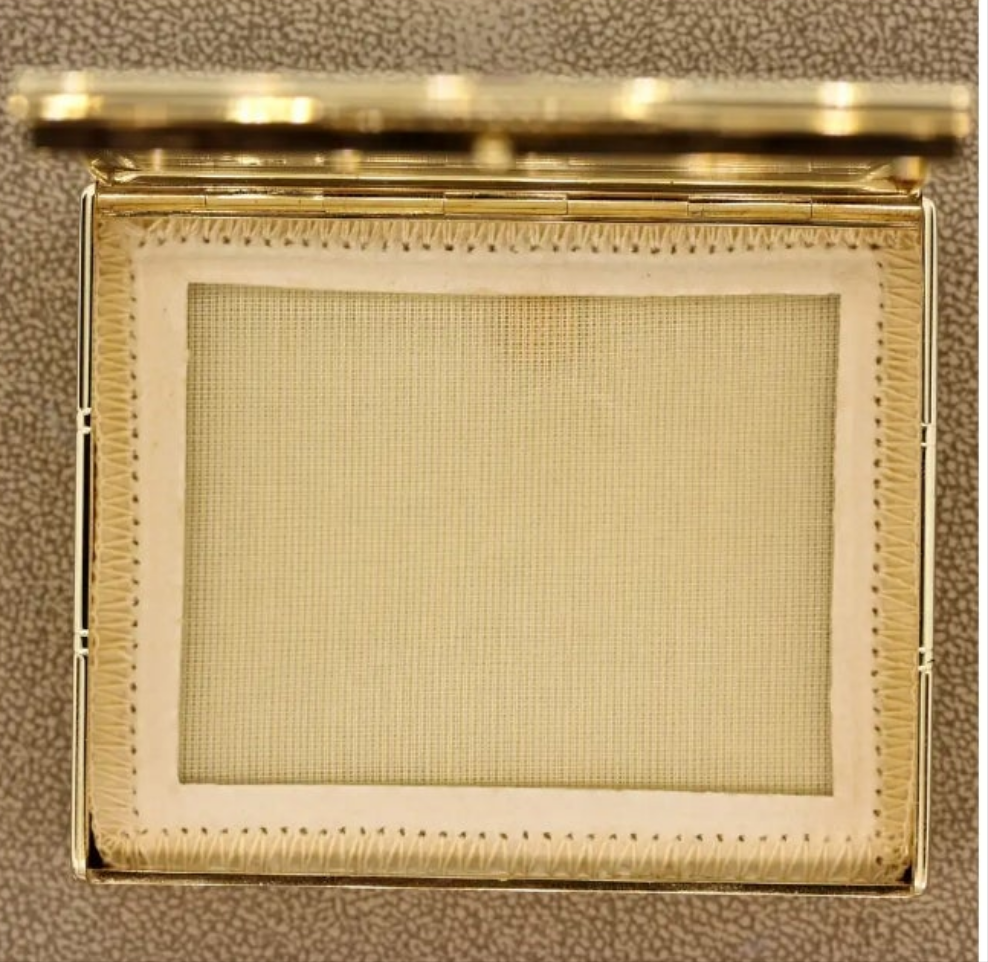 Tiffany & Co. Ruby Diamond Gold Compact Powder CaseGold,14k Gold,Yellow Gold diamond ruby