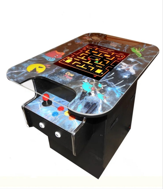 Classic Retro Games Cocktail Arcade Machine for Home or Work - Full Size - 2-Player