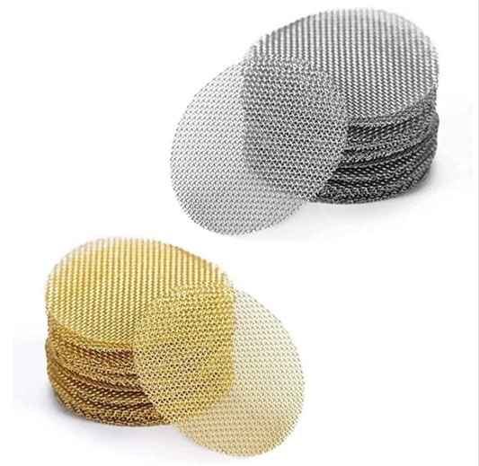 100pcs Pipe Screens, 3/4 Inch Pipe Filters, 50pcs Premium Stainless Steel Pipe Screens and 50pcs Brass Filters