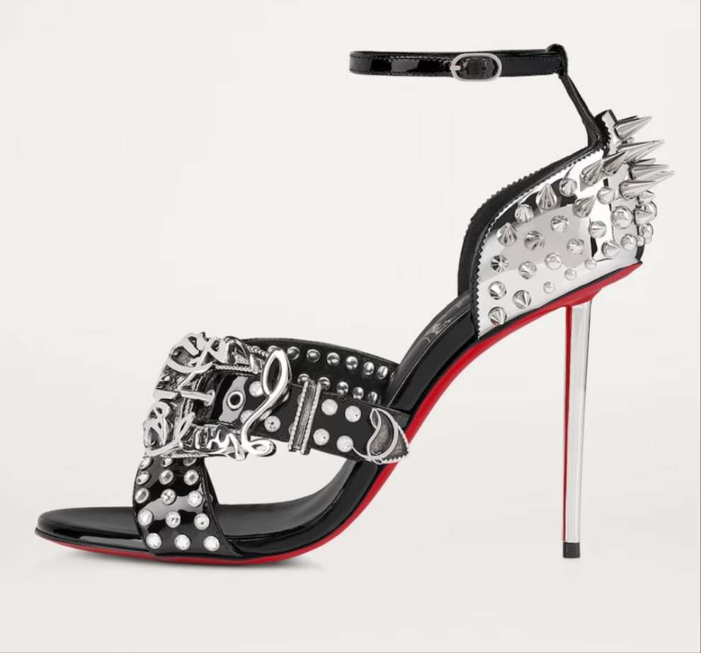 Christian Louboutin Wosandal Leather Leather Heeled Sandals Pumps
