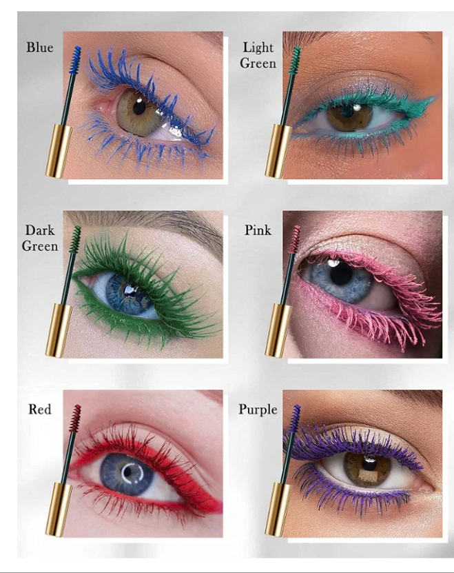 5 colors Mascara set