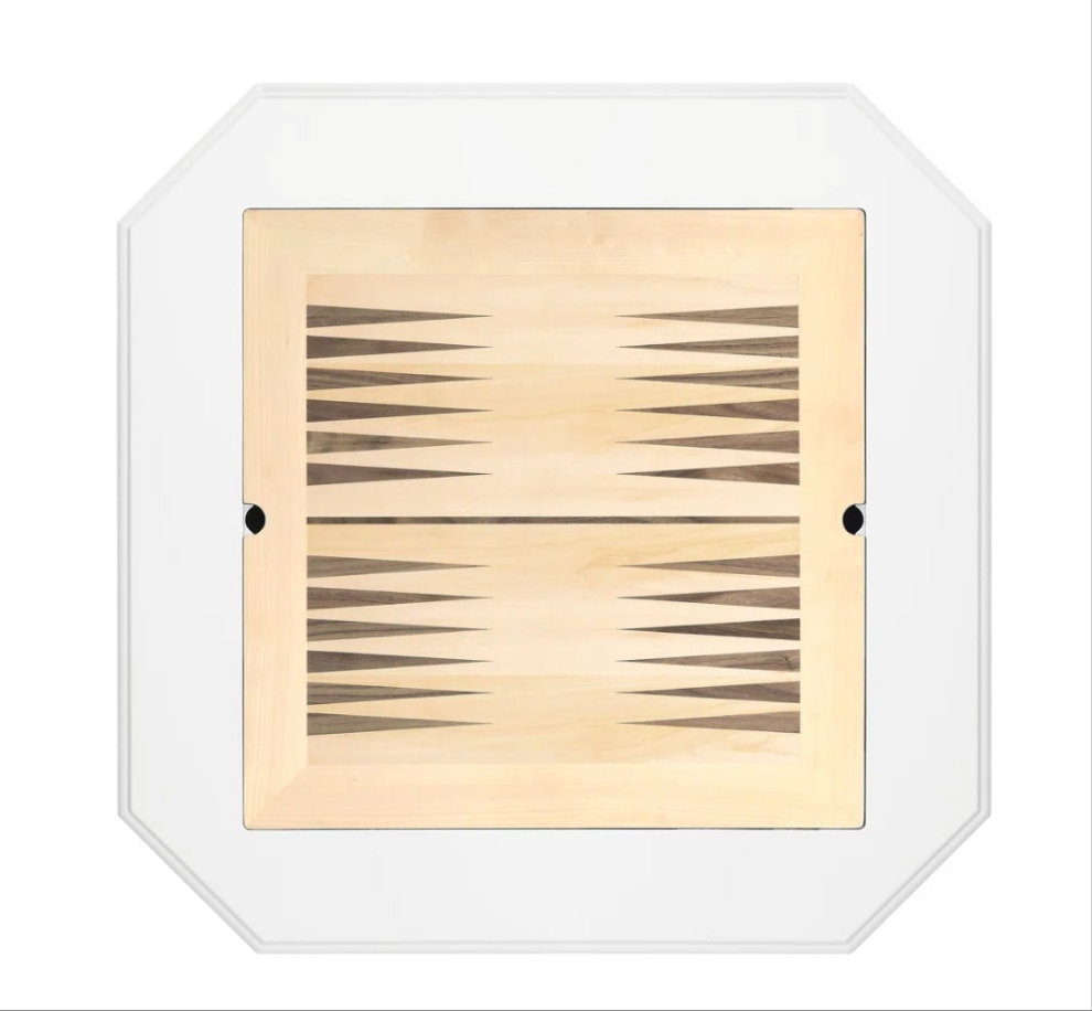 3 in 1 - Chess, Checkers, and Backgammon Game Table with Storage Solid Wood