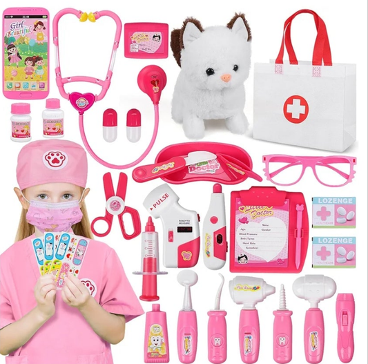 Doctor’s Kit Play Set - Doctor Role Play Set, Doctor Kit For Toddlers And Kids Ages 3+