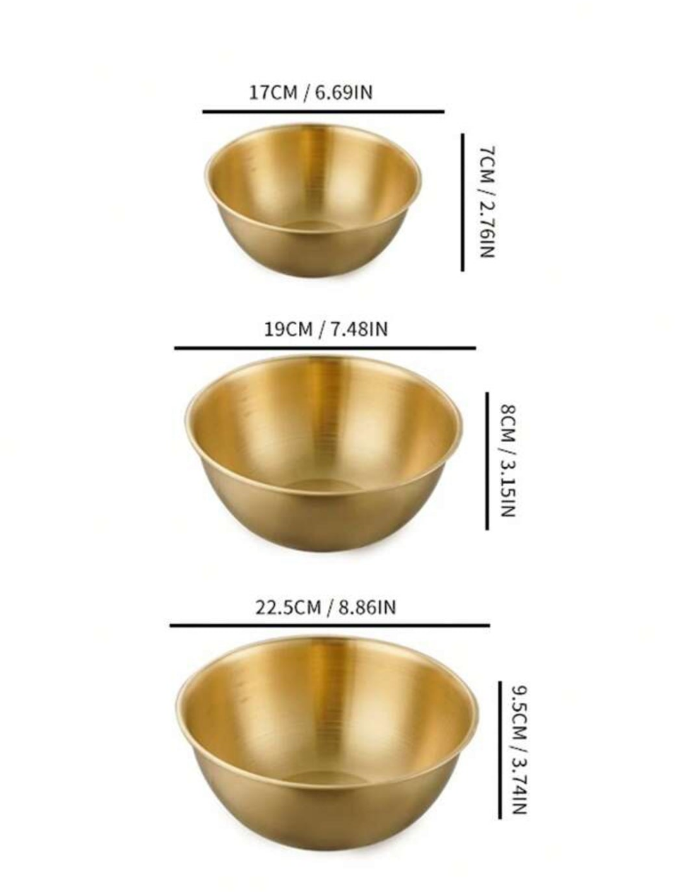 3pcs/1pc Stainless Steel Salad Mixing Bowl With Scale, Baking & Egg Beating Bowl, Vegetable Washing Basin Set