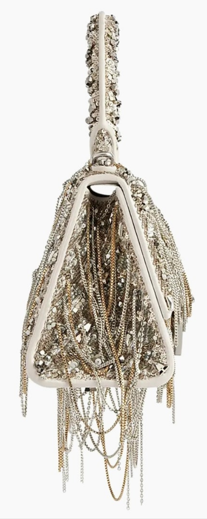 Balenciaga
Hourglass XS Top Handle Bag with Chain Embroidery
