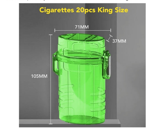 Storage Box, Joint Holder Case Smell Proof, Waterproof Airtight Container, Multipurpose Tobacco Pipe Bags for Outdoor,Waterproof Smell Proof Tobacco Storage Box
