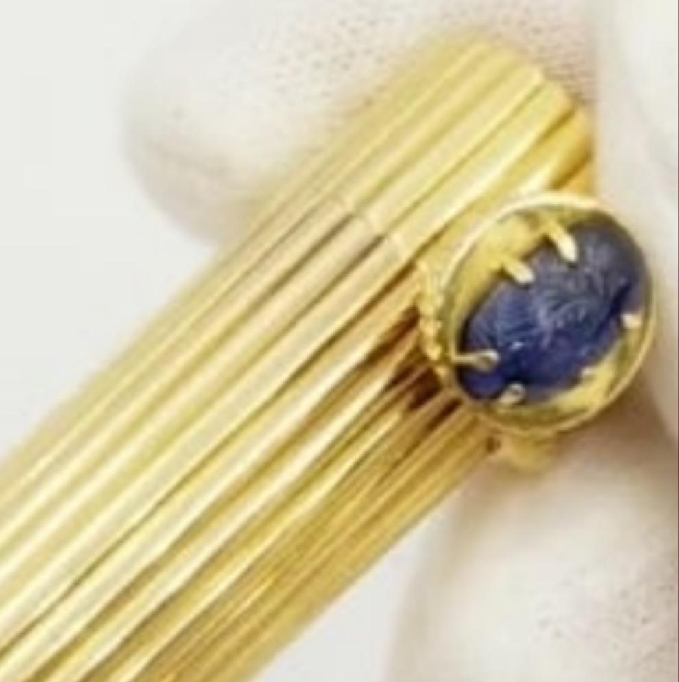 24k Gold Mughal Jadeite Jade Whiskey encrusted with gemstones Coral,Diamond,Jade,Blue Sapphire,Yellow Sapphire