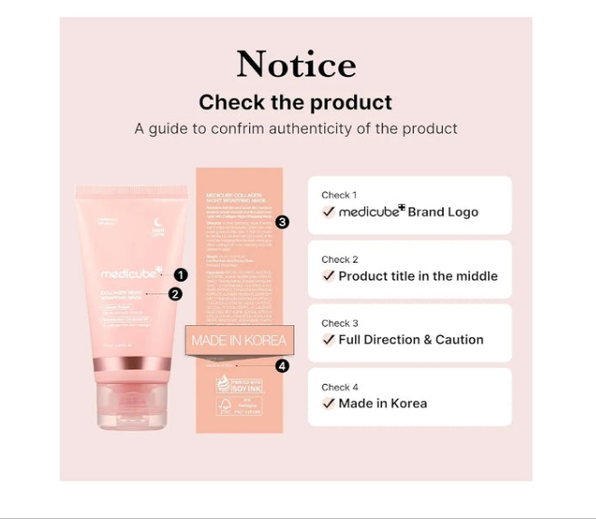 Collagen Overnight Wrapping Peel Off Facial Mask Pack - Elasticity & Hydration Care, Reduces Sagging & Dullness - Hydrolyzed Collagen For Glowing Skin - Korean Skin Care, 2.53 fl.oz
