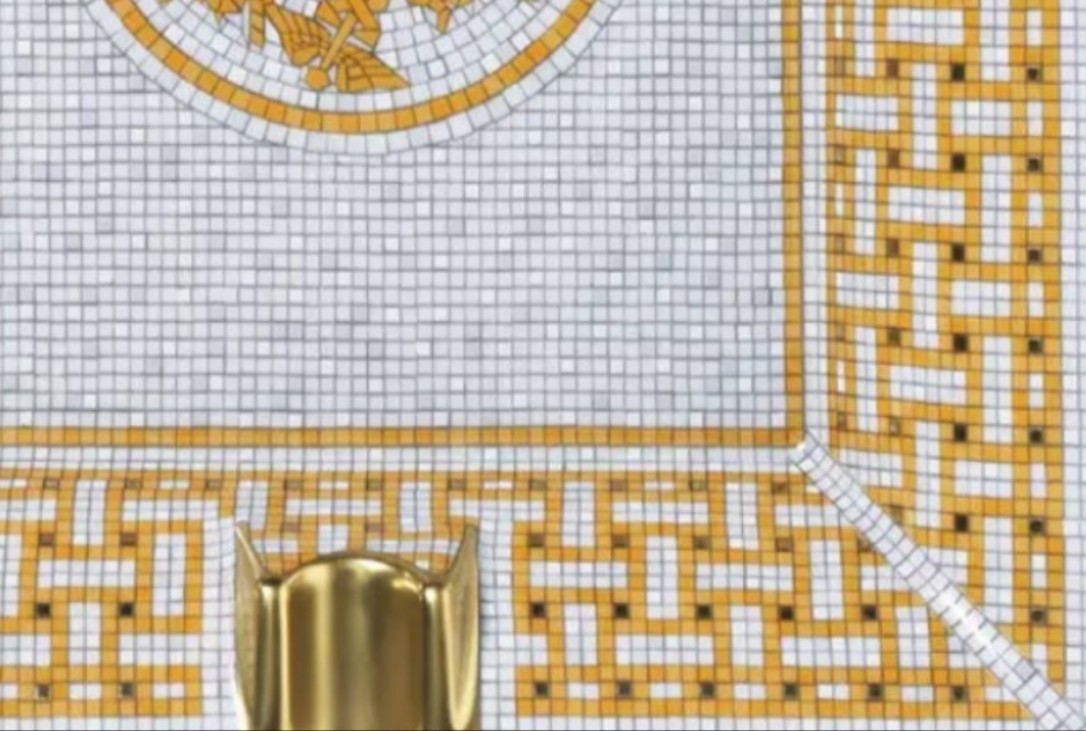Hermes
Mosaique AU 24 Gold Rectangular Ashtray