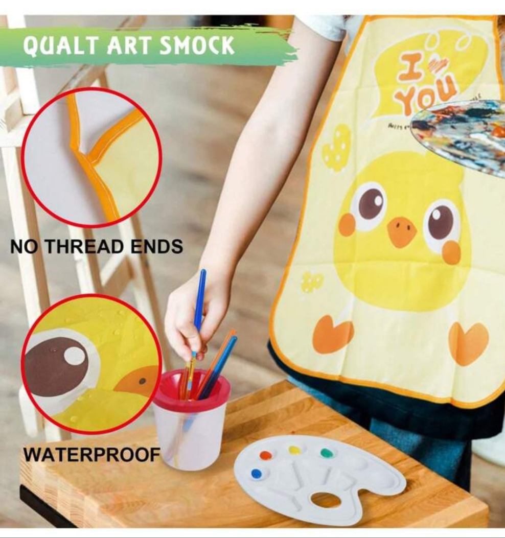 52 Pcs Paint Set With 24 Colors Acrylic Paint, Wood Easel, 8" X 10" Canvases, Brushes, Storage Bag, Great Gift For Christmas New Year
