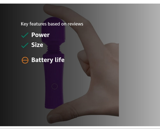 Mini Massager, Powerful Mini Handheld Massager with 10 Speed Modes Cordless Massager for Slight Pain Relief & Neck Shoulder Back Massage