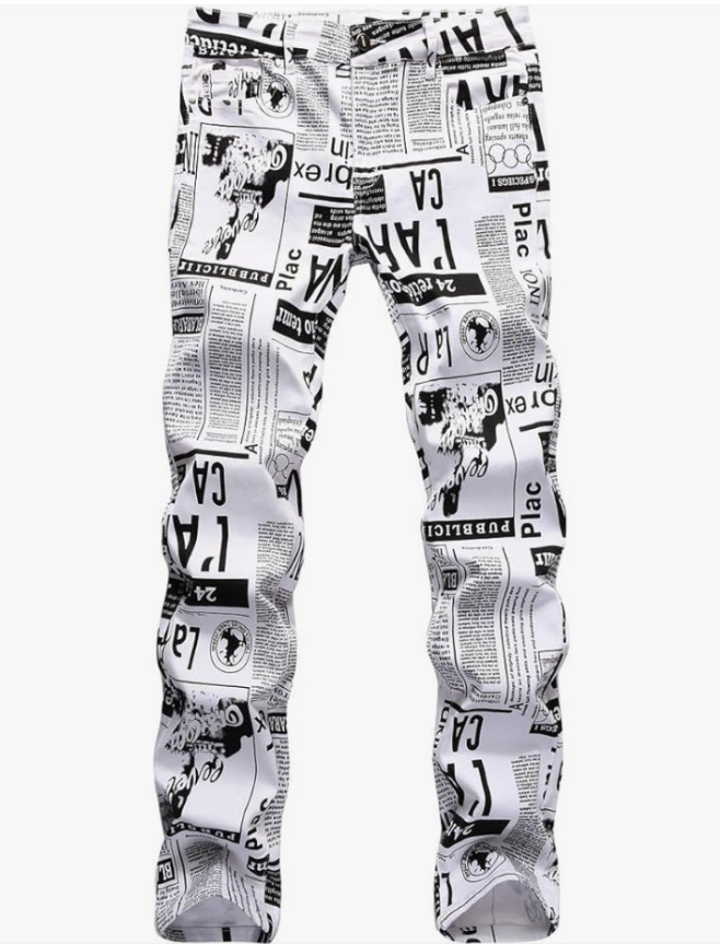 Slim Fit Men's Jeans, Ripped Stretch Jeans Denim Pants