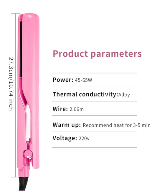 Hair straightener pink