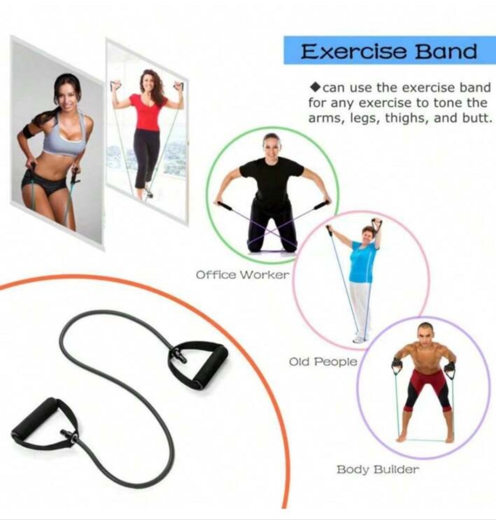 Resistance Band With A Ladder Design And Handle. Suitable For Both Men And Women To Use At Home For Strength Training. Includes Five Levels Of Ladder Training, And Suitable For Exercise, Yoga, Pilates, And Other Fitness Equipment In Gyms material tpe