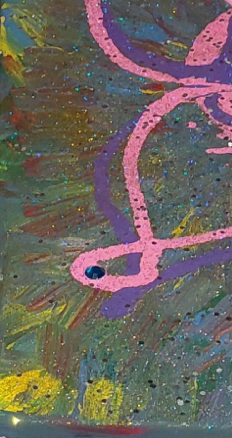 COCOMONEY ART Flower Power 1 OF 1 CUSTOM PIECE BY COCOMONEY painting on canvas