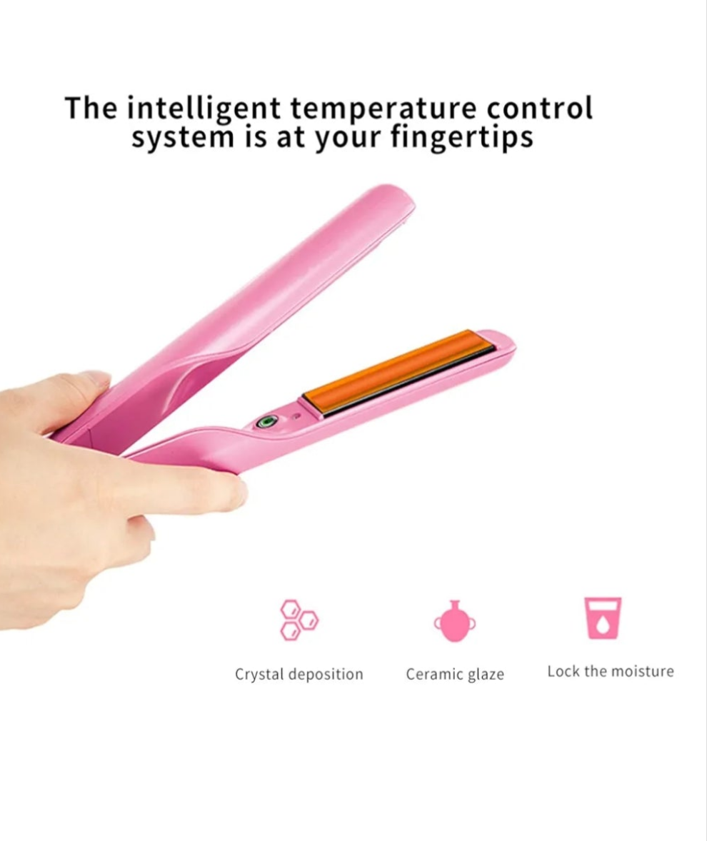 Hair straightener pink