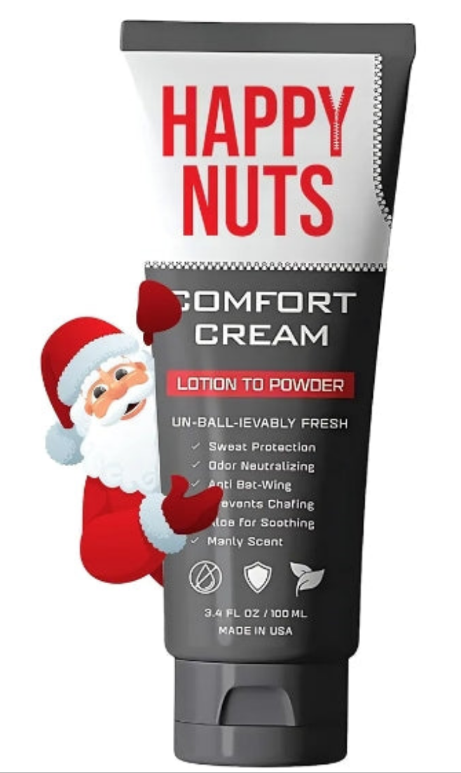 Funny Comfort Cream Deodorant For Men: Anti-Chafing Sweat Defense, Odor Control, Aluminum-Free Mens Deodorant & Hygiene Products for Men's Private Parts 3.4 oz.(1 Pack, Original)