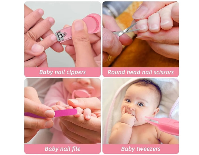 Baby Healthcare and Grooming Kit for Newborn Kids, 36PCS Upgraded Safety Baby Care Kit, Newborn Nursery Health Care Set, Baby Care Products