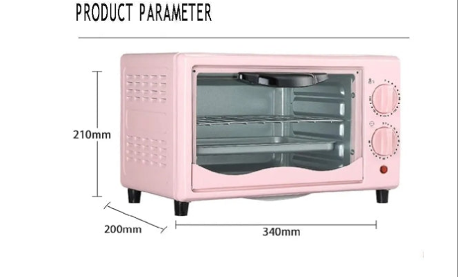 oven mini oven air fryer oven 12L Mini Oven,Multi-Function Convection Countertop Toaster Oven Electric Toaster Oven Toaster Ovens Countertop Toaster Oven Air Fryer, (Color : Pink) (Color : Pink, S