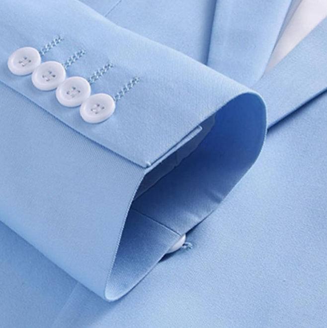 Men's Suit Single-Breasted One Button Center Vent 2 Pieces Slim Fit Formal Suits