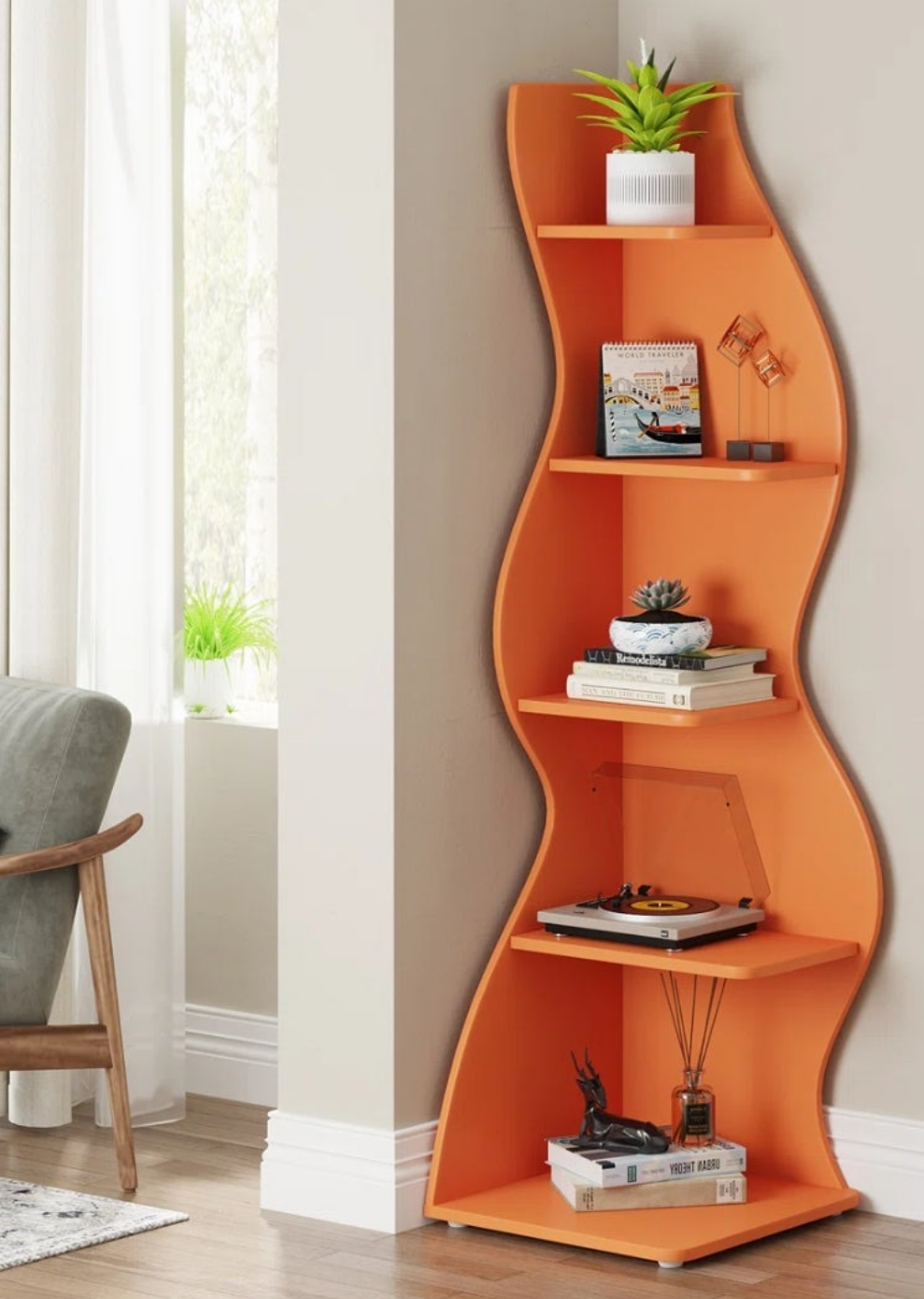 Corner Bookcase