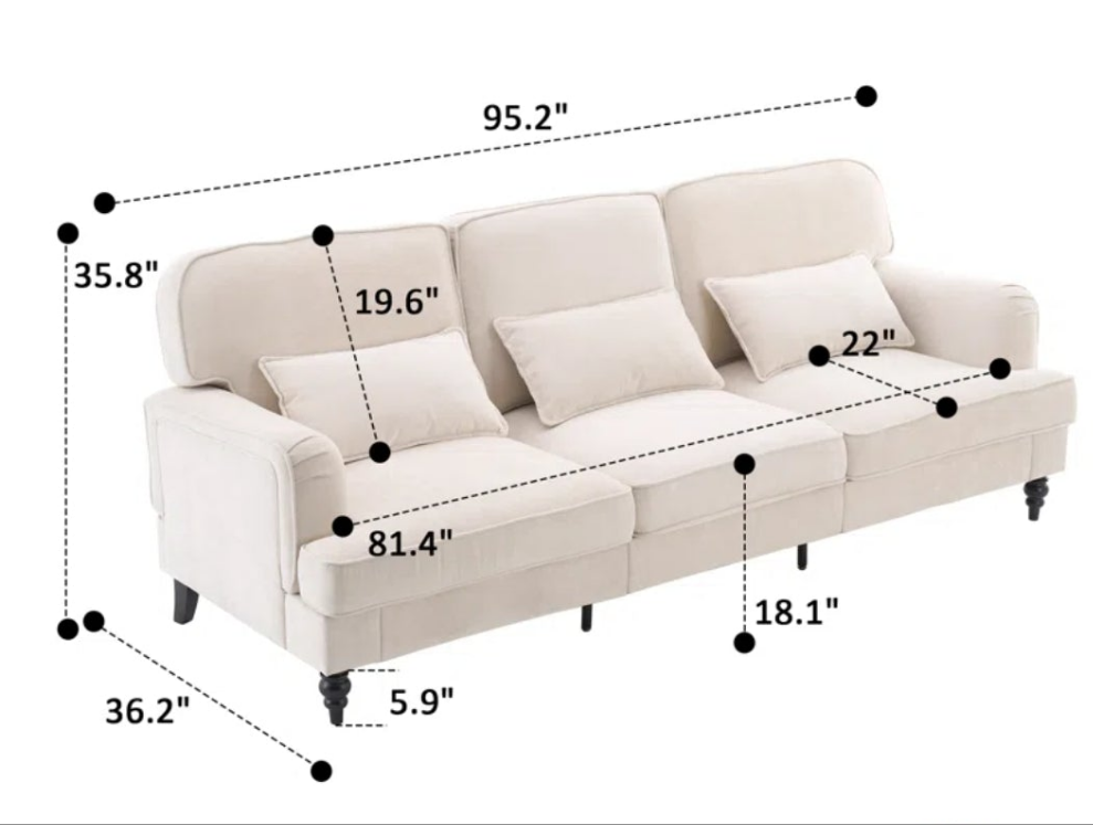 2-piece Sofa Living Room Set Entertainment Set