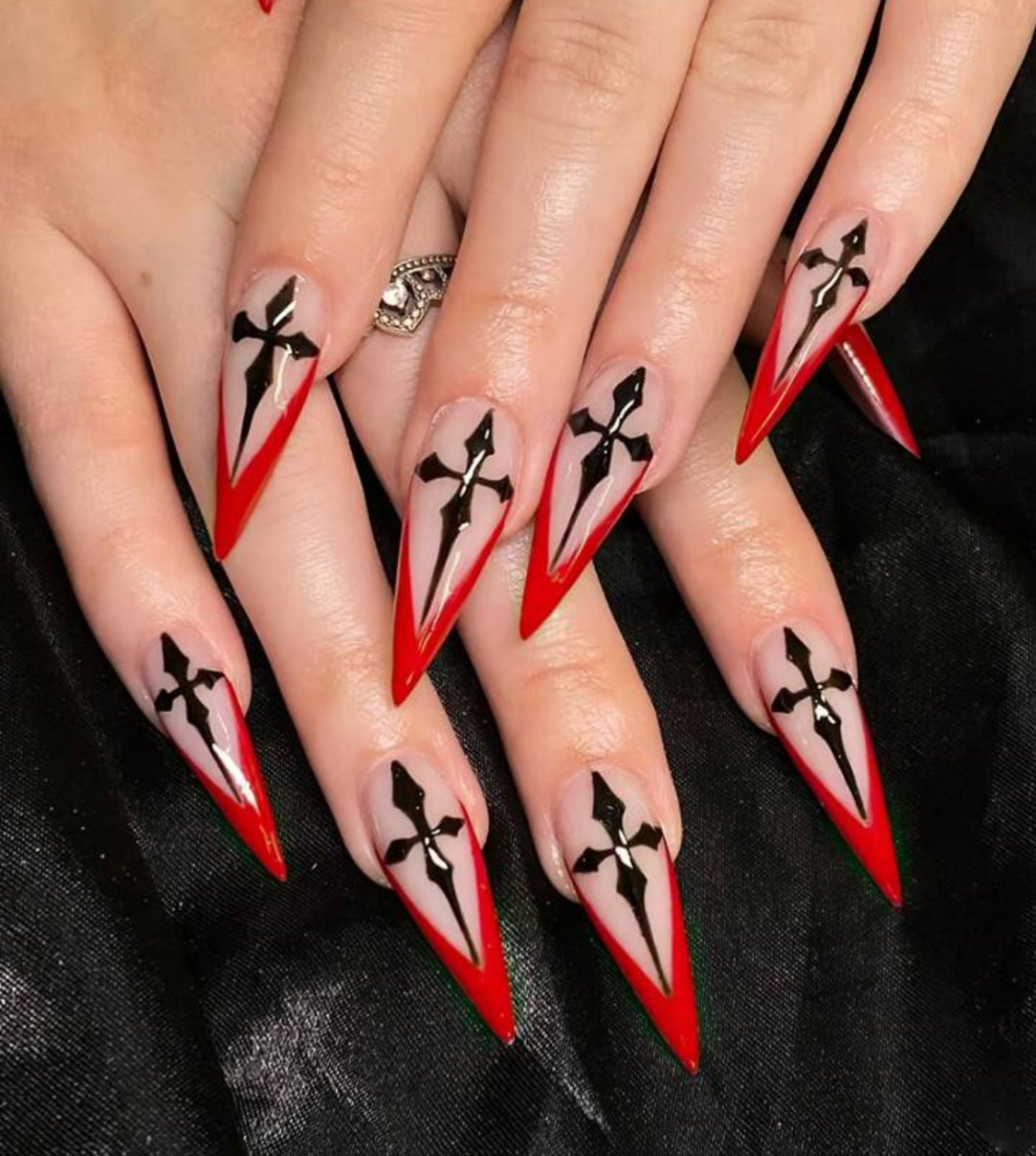 Halloween nails,24pc choose your nails by the number shown by the nails.You want. 1 pack