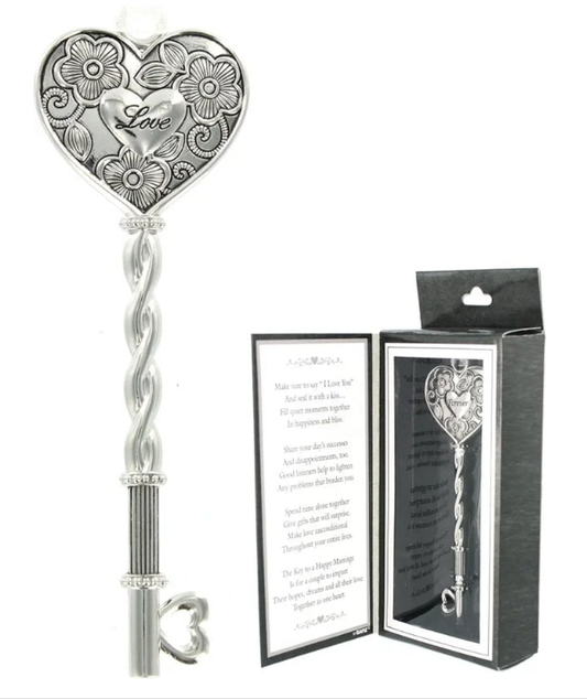 The Key to a Happy Marriage 4.75 x 2.5 x 1 inches I absolutely love this gift 😊
