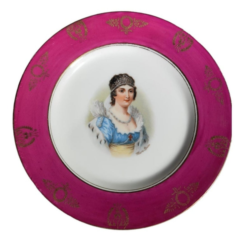 Service, Porcelain Tableware with Napoleon Pirkenhammer, 1880