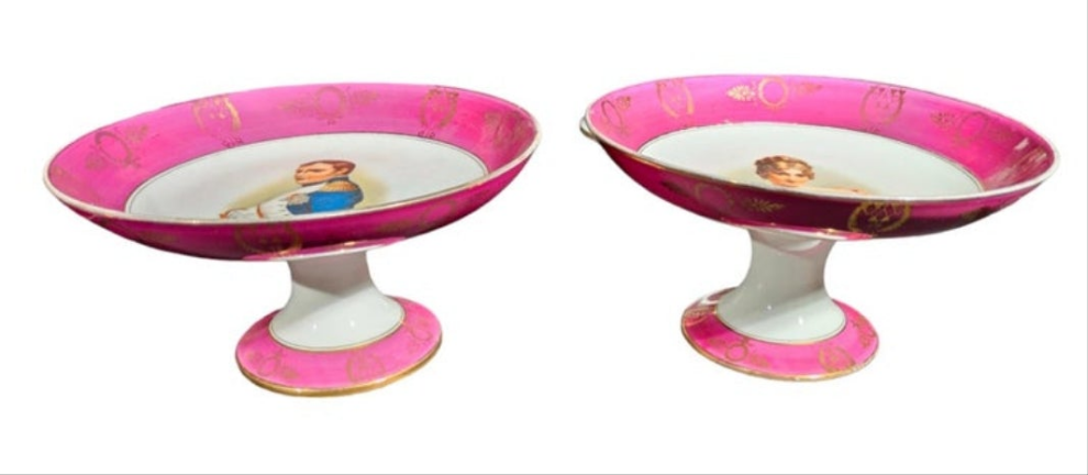 Service, Porcelain Tableware with Napoleon Pirkenhammer, 1880