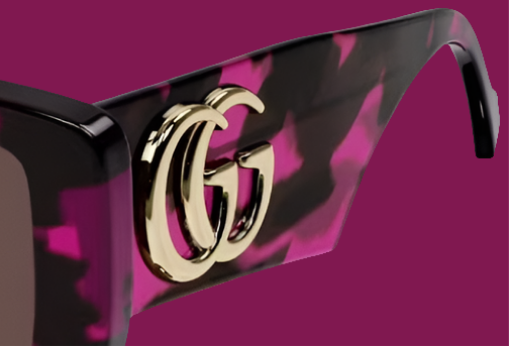 Gucci Square Sunglasses
Pink Tortise (GG0956S-008-FR)