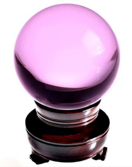 Crystal Ball 150mm (6 in.) Including Wooden Stand and Gift Package Glossy
Material Stone
Art Deco All occasions
This crystal ball will inspire feelings 
Made of Re-constituted crystal 100% Lead free