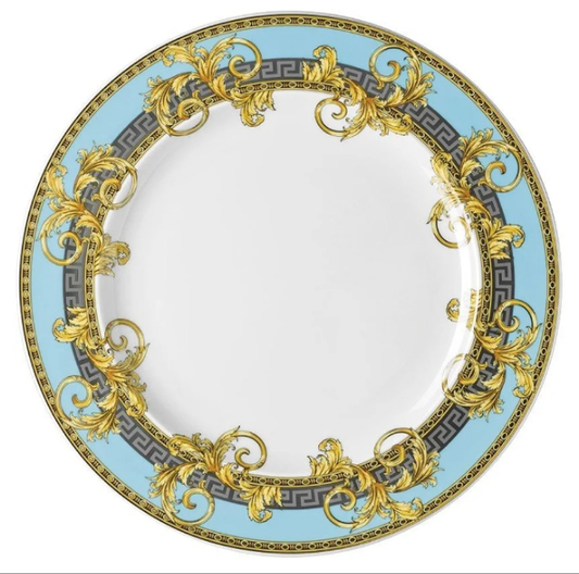 Versace Dinner Plate, 10 1/2 inch | Prestige Gala Le Bleu | dishwasher safe