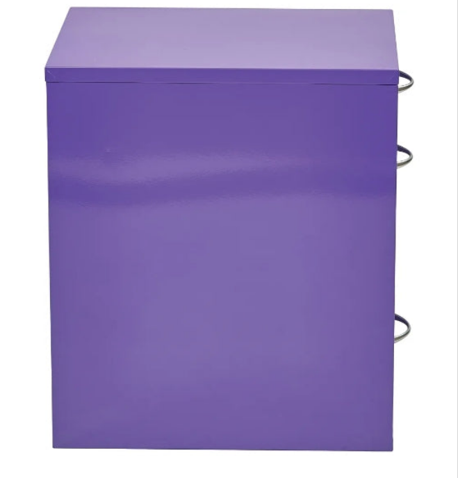 Heavy Duty 3-Drawer Metal File Cabinet for Standard Files and Office Supplies,