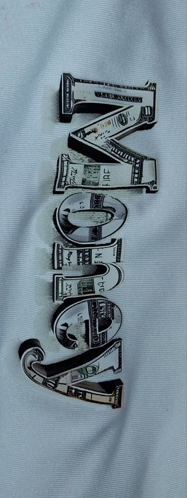 COCOMONEY BELLY SHIRT white Spandex cotton crop top