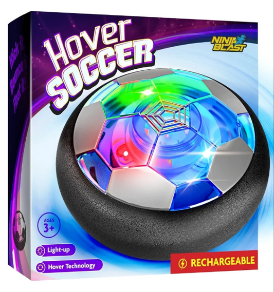 Hover Soccer Ball for Kids - Boy Birthday Gifts - Indoor Toy Games Gift for Boys Age 6, 7, 8, 9, 10, 11, 12 +Year Old - Light-Up Toys Game for Kid - 6+- Gifts for kids (Single)