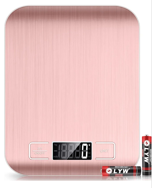 Food Scale, 22lb Digital Kitchen Scale Weight Grams and Oz for Baking and Cooking, 1g/0.1oz Precise Graduation, Easy Clean Stainless Steel