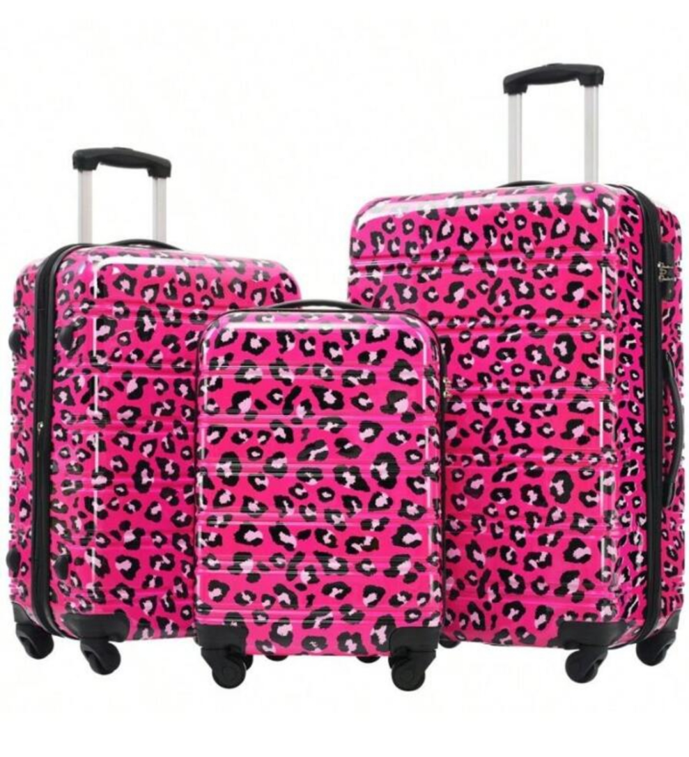 Hardshell Luggage Sets 3 Pcs Spinner Suitcase With TSA Lock Lightweight-20"+24"+28" Luggages COCOMONEY