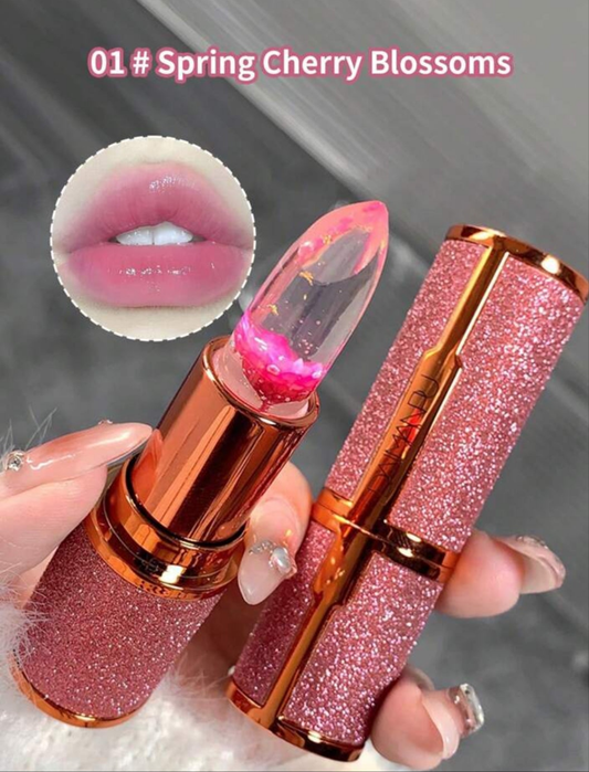 1pc Moisturizing Long-Lasting Non-Sticking Cup Color Changing Lip Balm For Lip Care And Cracked Prevention