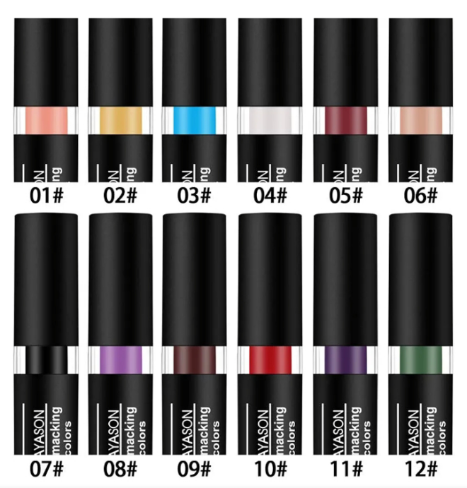 12 Colors Vivid Vampire Matte Lipstick Set Long Lasting Waterproof Velvet Lip Stick