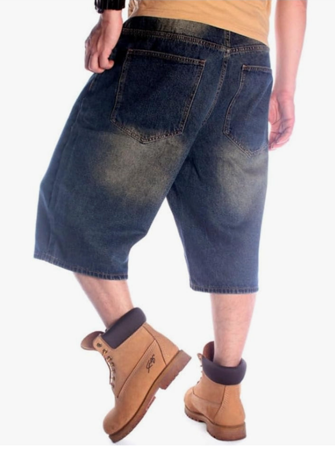 Fashion Hip Hop Jeans Baggy Denim Shorts