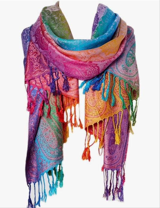 Fashion Women's Silk Scarf Luxury Satin Shawl Wraps