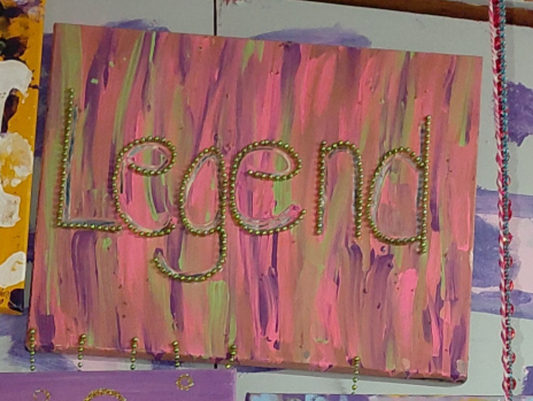 COCOMONEY ART Legend 1 OF 1 CUSTOM PIECE BY COCOMONEY painting on canvas